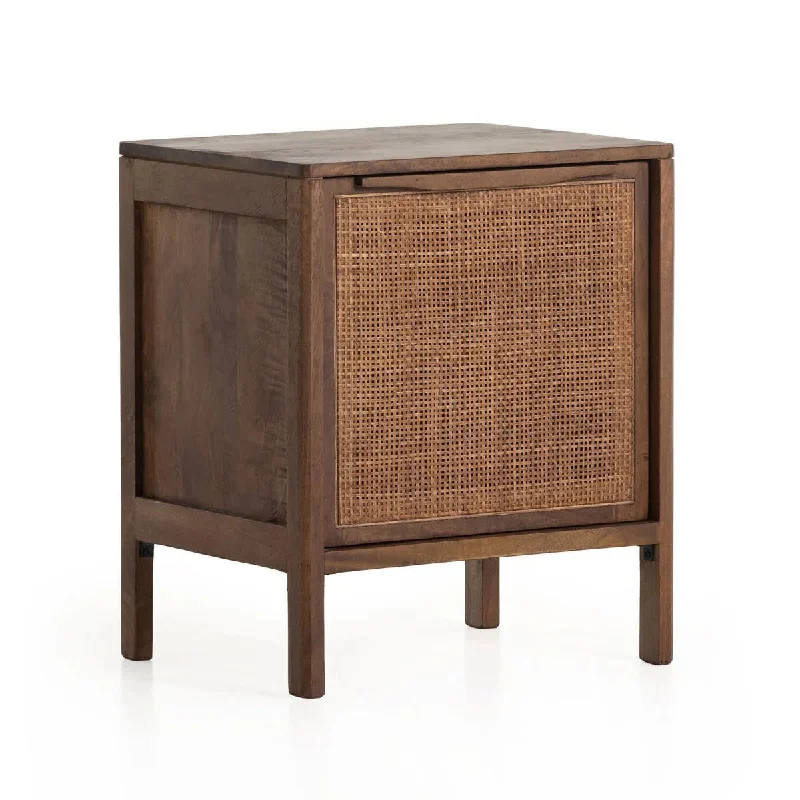 Cane Brown Nightstand Left