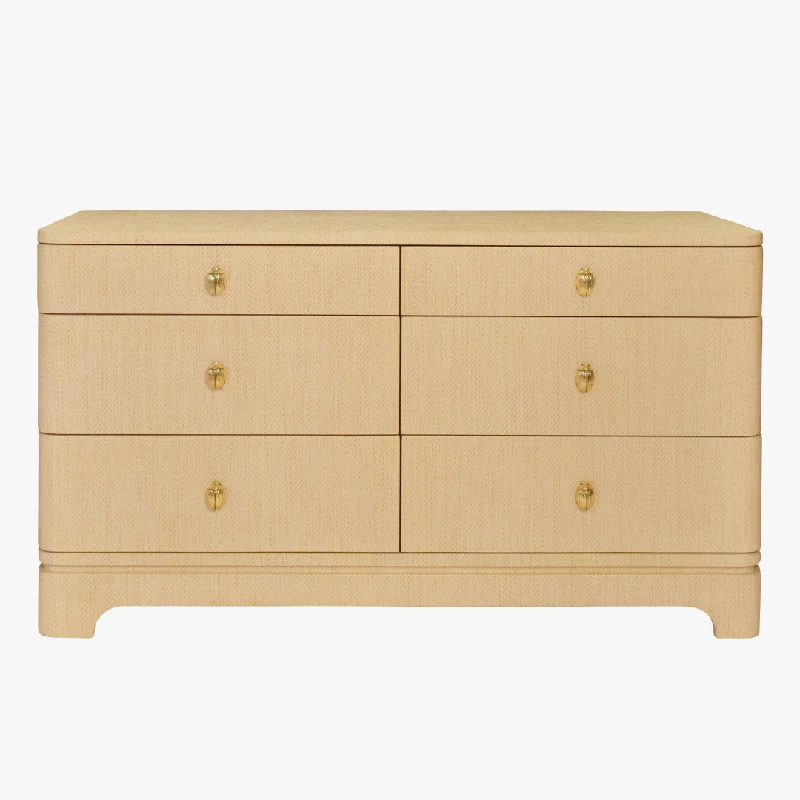 Fleur Natural Grasscloth Dresser