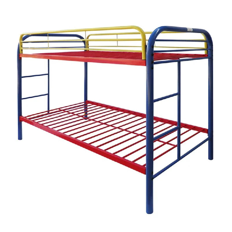 Colorful Twin Over Twin Bunk Bed