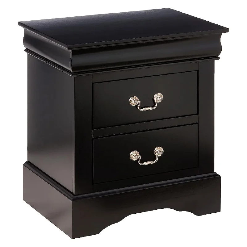 Louis Philippe Iii Nightstand In Black