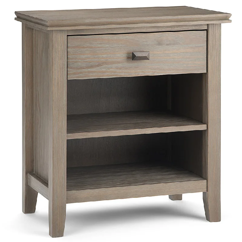 Simpli Home - Artisan Bedside Table - Distressed Grey