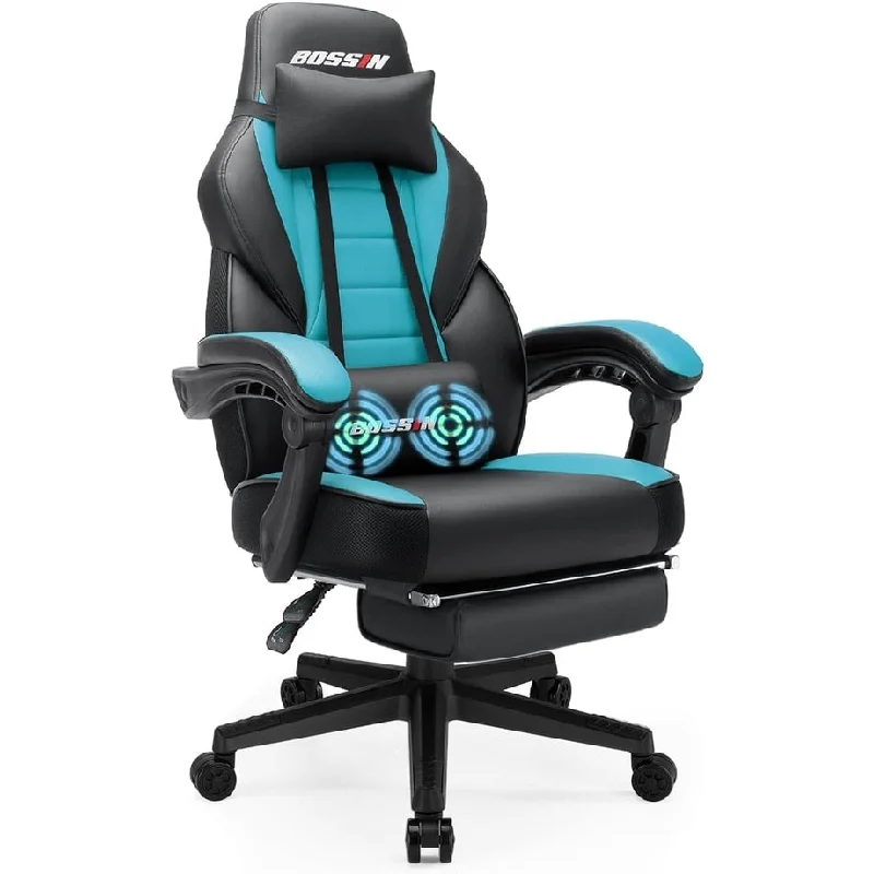 BOSSIN Racing Style Gaming Chair,400 lbs Big and Tall gamer chair High Back Computer Chair