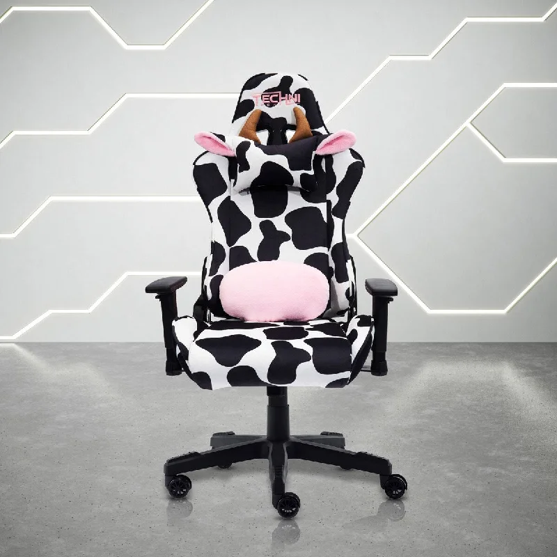 Cow Print Series Gaming Chair for Office Room,Living Room