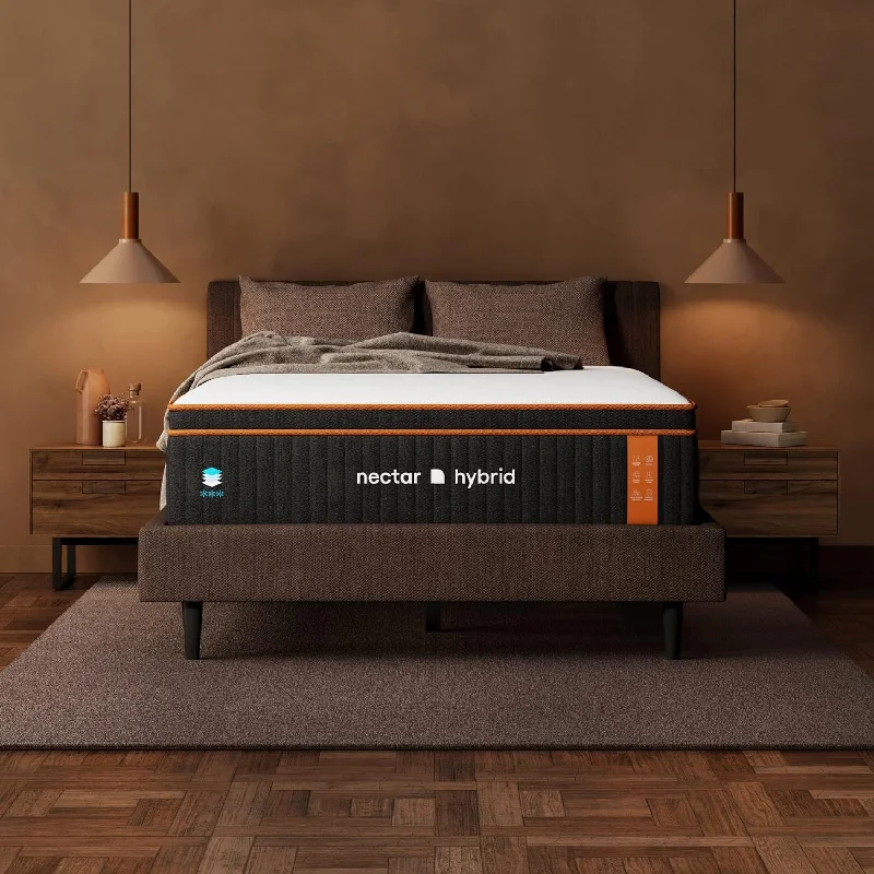 Nectar Premier Copper Hybrid Queen Mattress 14 Inch - Medium Firm Memory Foam - $840