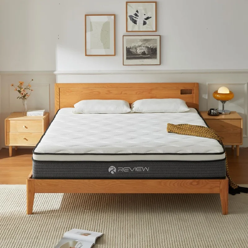 Review King Mattress, 10 Inch King Size Mattress in a Box, Memory Foam - $165