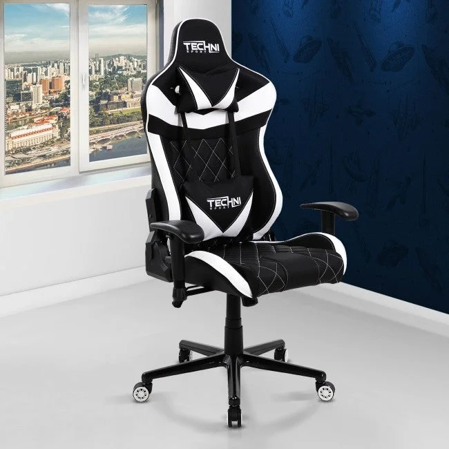 Techni Sport Ergonomic High Back TS80 Racer Style Video Gaming Chair