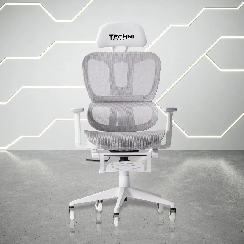 White Mesh Gaming Chair for Office Room,Living Room