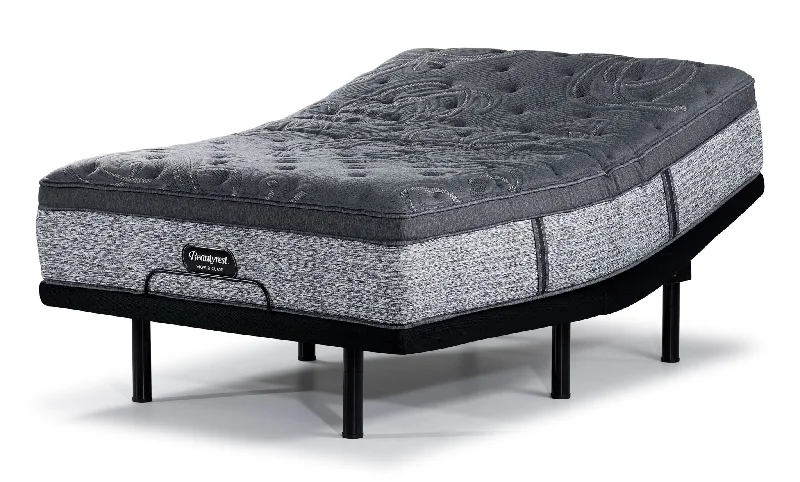 Beautyrest World Class Grandeur Medium King Mattress and L2 Motion Pro Adjustable Base