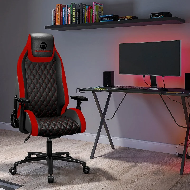 Next-Gen Ergonomic Gaming Chair, 8 Way Adjustable Arm Rest, Multi-Tilt