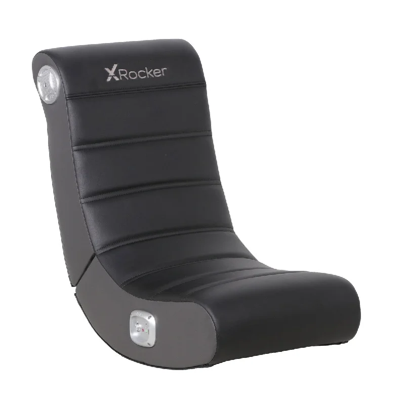 Play 2.0 Floor Rocker Gaming Chair, Black