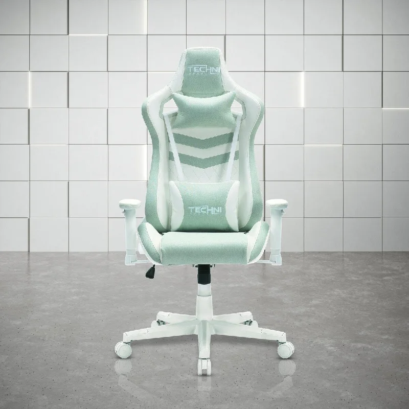 Techni Sport Ergonomic Pastel Gaming Chair, Mint