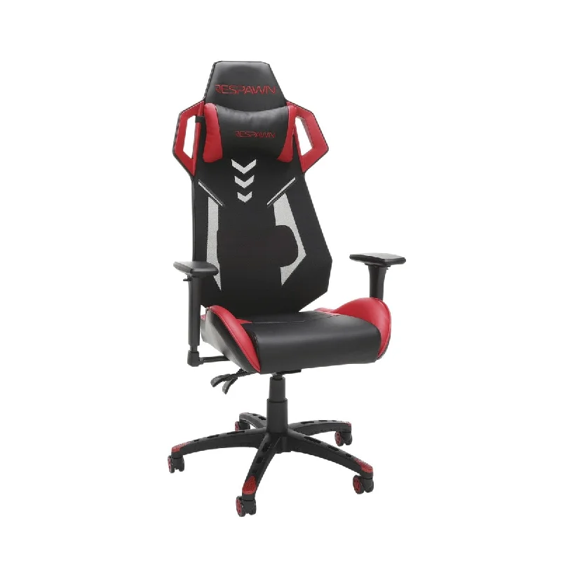 Lumbar Support & Ergonomic Swivel Gaming Chair, Red