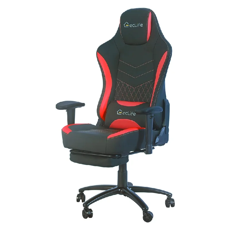 Massage Gaming Chair,Red