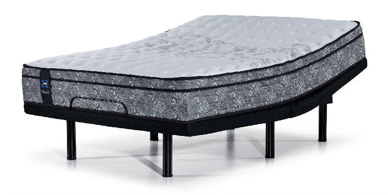 Sealy Posturepedic® Correct Comfort I Firm Eurotop Queen Mattress and L2 Motion Pro Adjustable Base