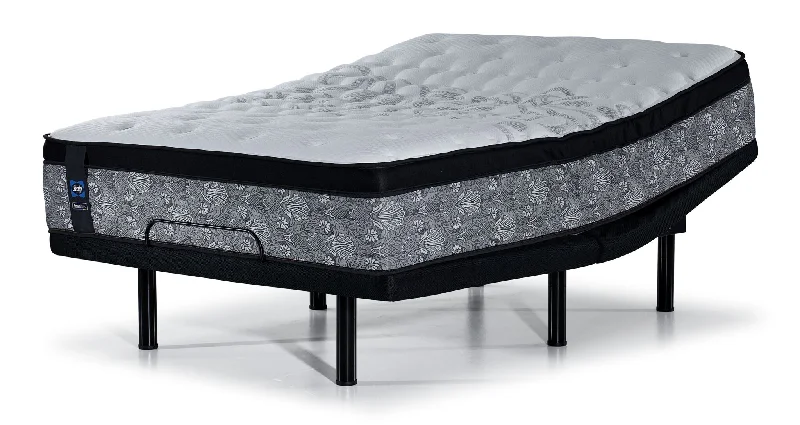 Sealy Posturepedic® Correct Comfort III Firm Eurotop King Mattress and L2 Motion Pro Adjustable Base