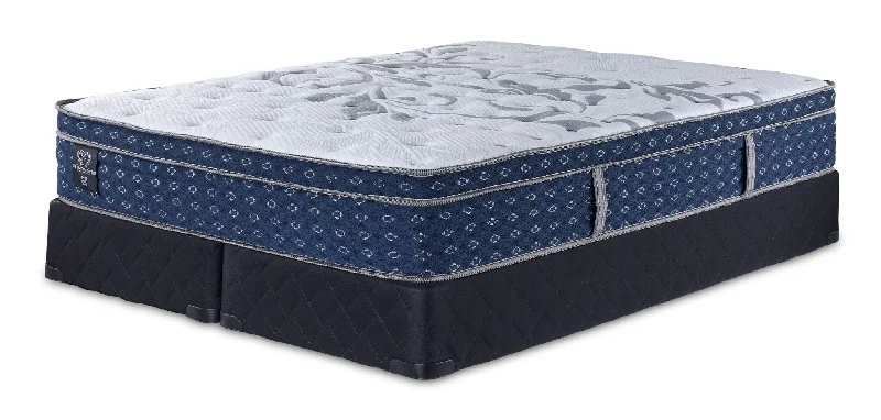 Sealy Posturepedic® Palatial Crest® Dara Firm Eurotop Queen Mattress and Split Boxspring Set