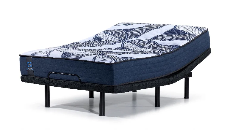 Sealy Posturepedic® Plus Sterling - Callie II Firm Tight Top Full Mattress and L2 Motion Pro Adjustable Base