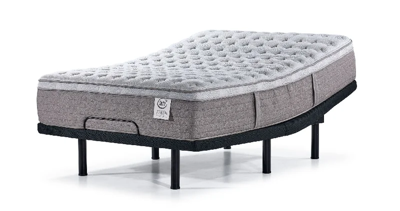 Serta Fresh Perspective Medium Twin XL Mattress and L2 Motion Pro Adjustable Base