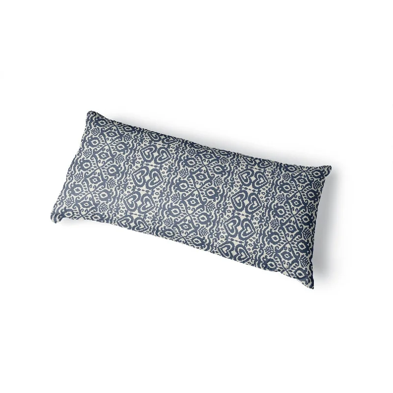 ALOMA NAVY Body Pillow By Kavka Designs - Navy, Blue