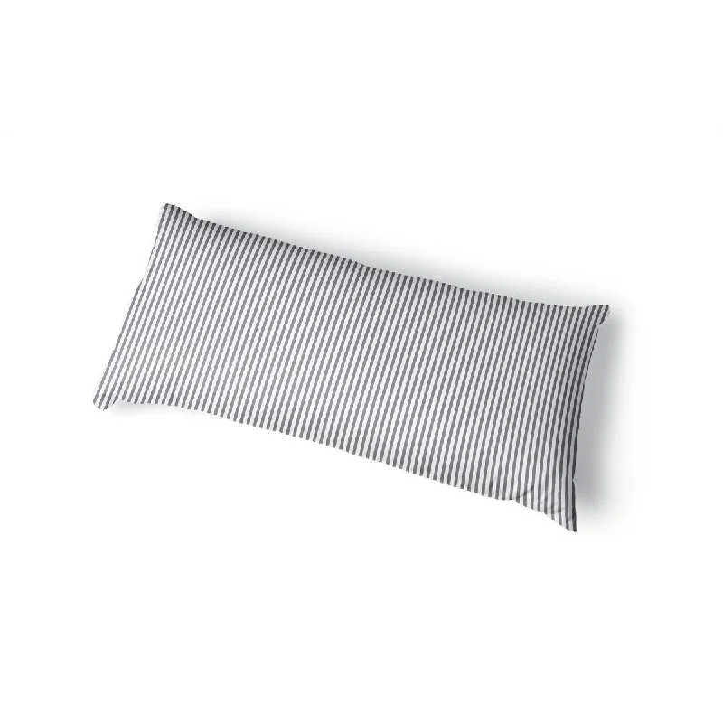 BELMONT STRIPE GREY Body Pillow By Kavka Designs