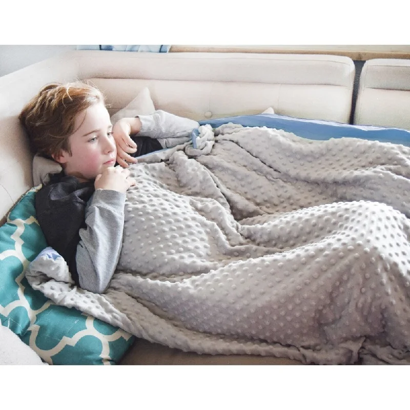 CMFRT Kids Weighted Blanket with Duvet Cover - 7 lbs