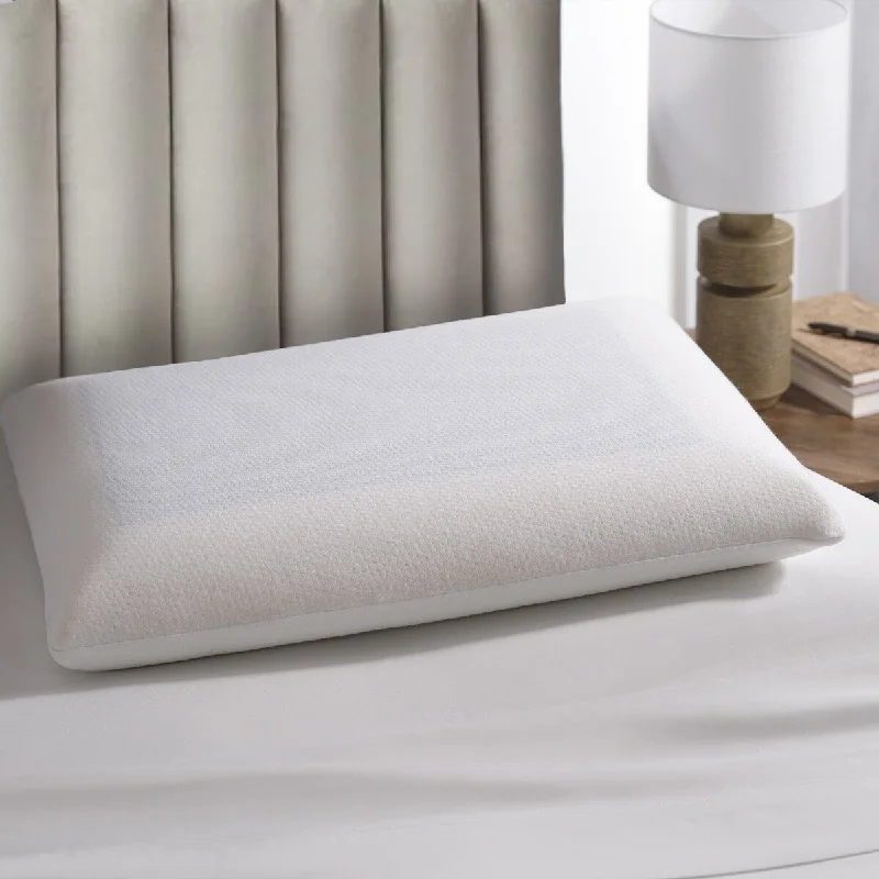 Cool Infusion Gel Foam Pillow with Coolmax Cover by Cozy Classics - White