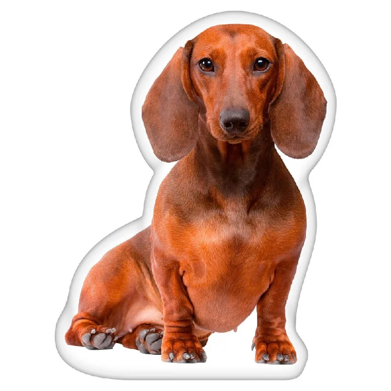 Dachshund Brown Shaped Pillow