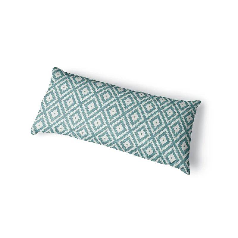 DIAMOND TEAL Body Pillow By Kavka Designs - Teal, Blue, Green