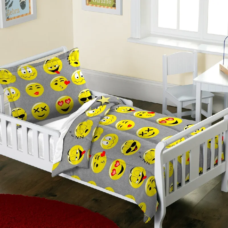 Dream Factory Emoji 2-piece Toddler Comforter Set