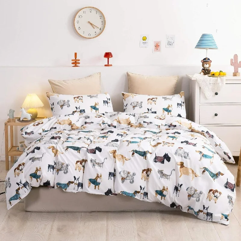 Duvet Cover for Kids Cartoon Cotton Duvet Cover Sets