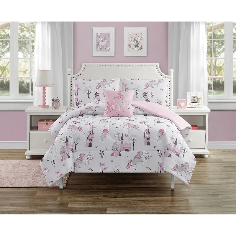 Fairy Unicorns Full Comforter Set