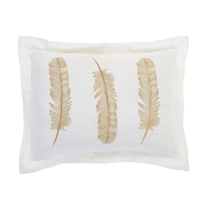 Feather Sham King White (Pair)