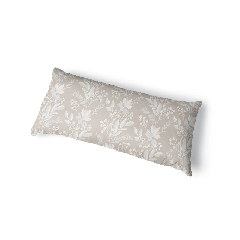 FREJA NATURAL Body Pillow By Kavka Designs - Beige, Grey