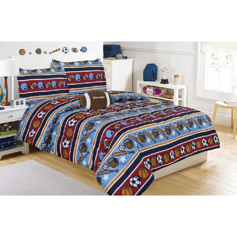 Henry Sports Blue/Red Comforter Set