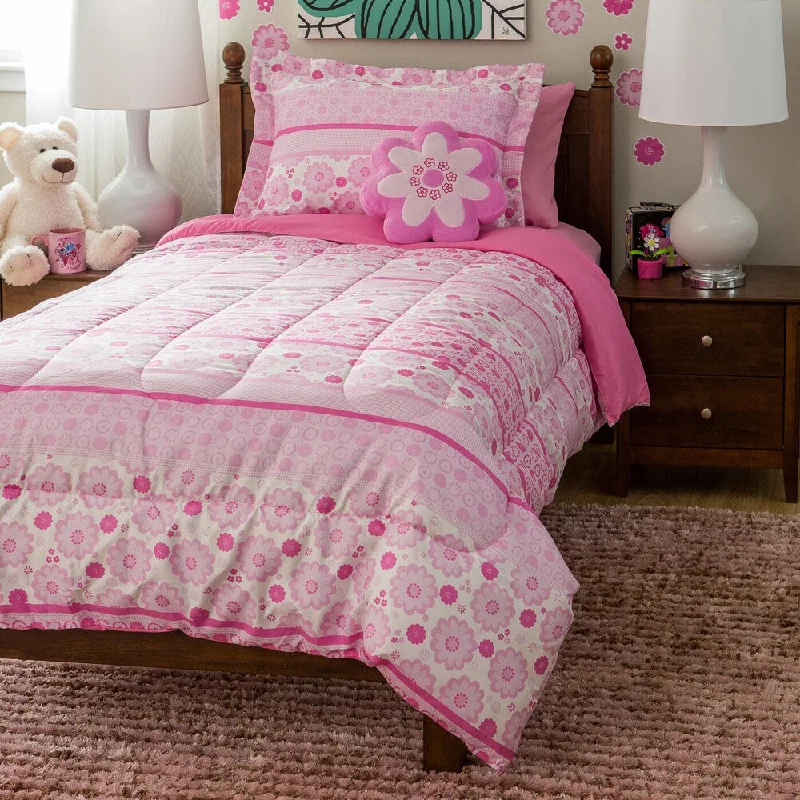 Kids Collection Ditsy Bloom 4-Piece Comforter Set