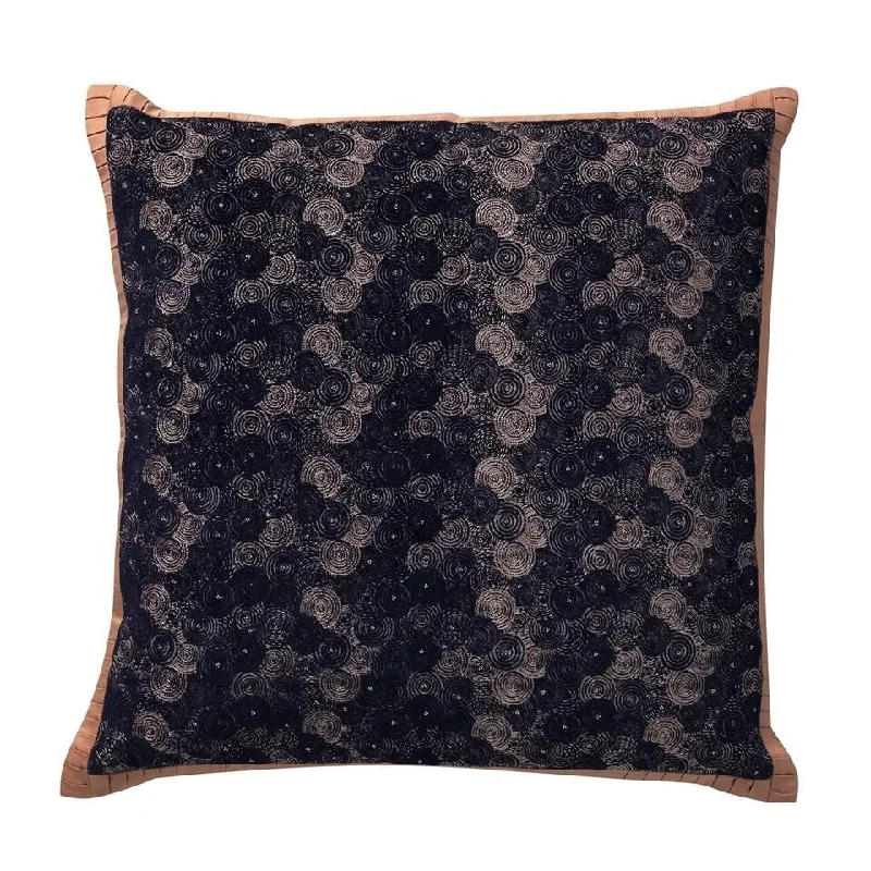 Labyrinth Deco Pillow Navy