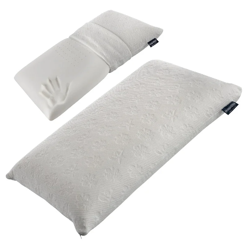 Magniflex Classico Maxi Pillow - Soft Pillow with Memory Foam - White