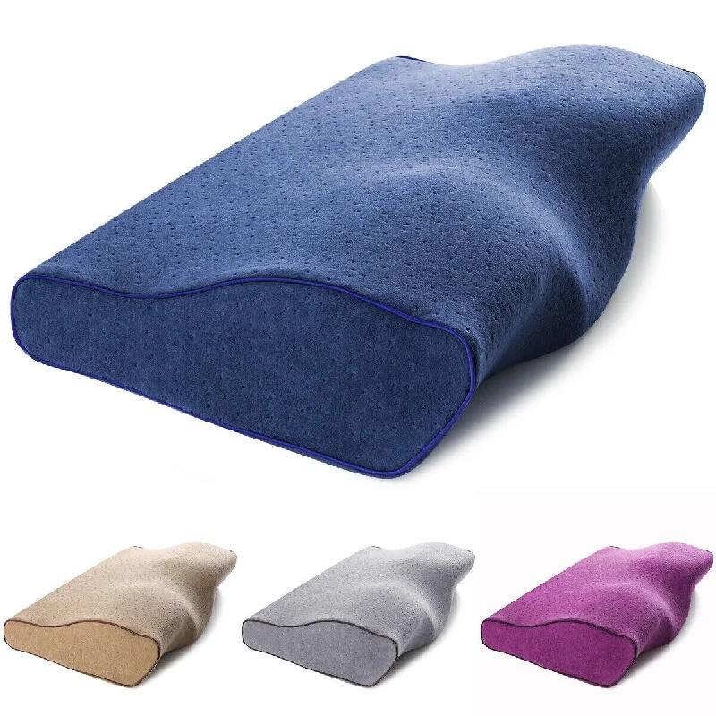 Memory Foam Contour Neck Pillow - Orthopedic Support