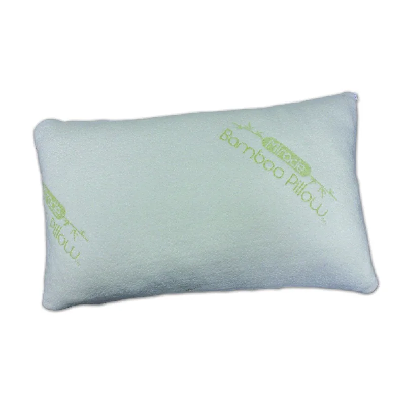 Miracle Rayon from Bamboo Queen-size Memory Foam Pillow