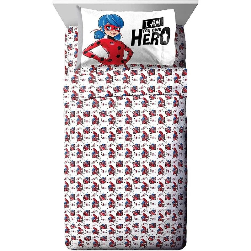 Miraculous Ladybug Superhero Sheet Set