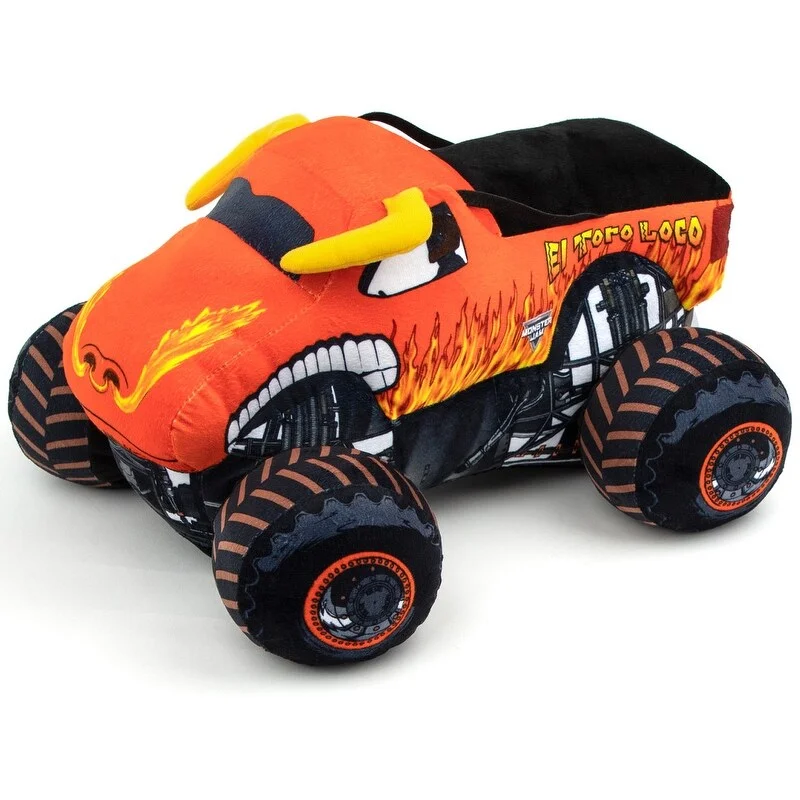 Monster Jam Plush Stuffed El Toro Loco Pillow Buddy, 14"