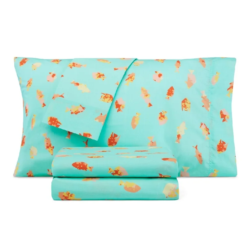 Nautica Kids Tropical Fish Cotton-Rich Sheet Set