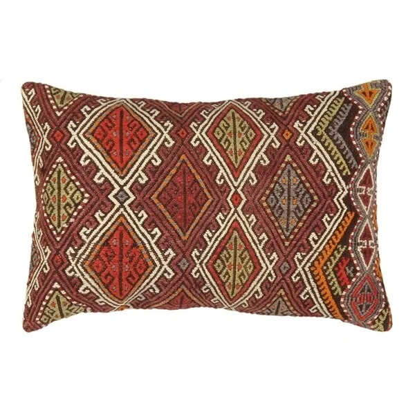 Pasargad Vintage Turkish Kilim Pillow (16" X 24")