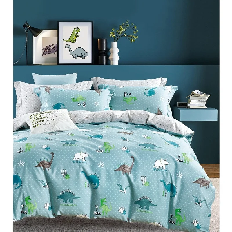 Porch & Den Bendham Dino Cotton 3-piece Queen/Full Duvet Cover Set