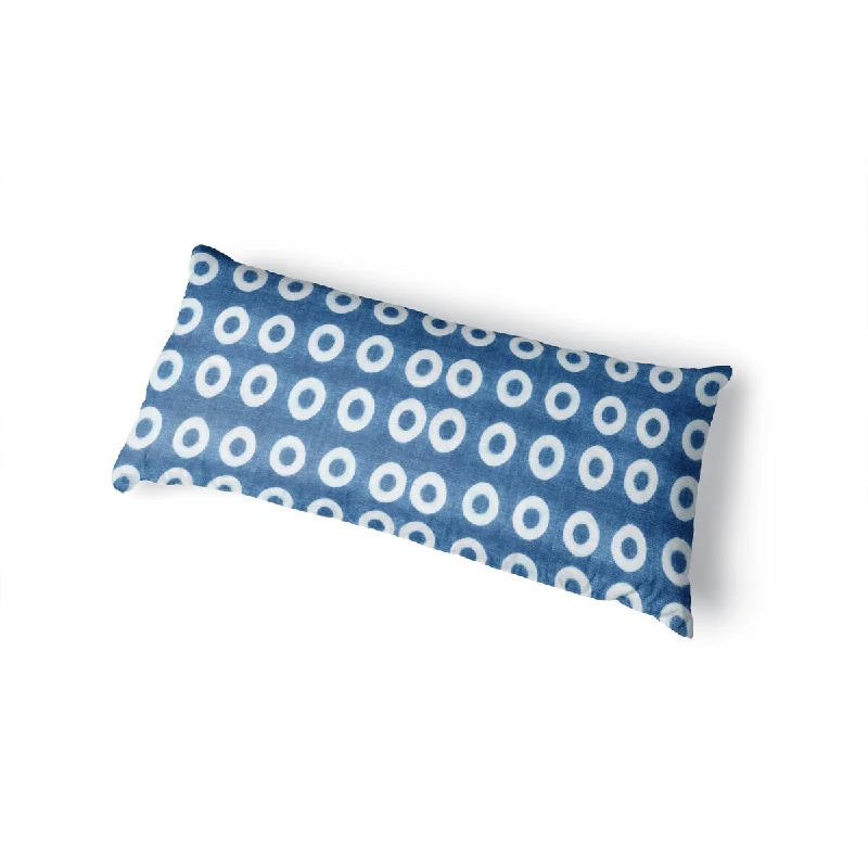 SHIBORI DONUTS Body Pillow By Nancy Green - Blue