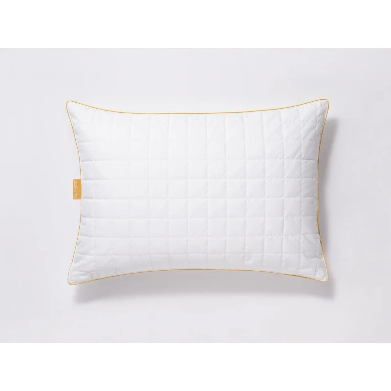 Simmons Microfiber Box Quilted Prime Feather Pillow - White