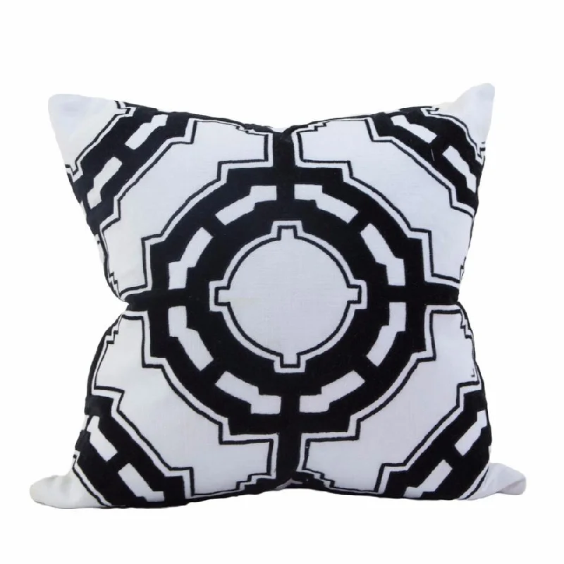 St. Pauls Architectural Pillow White with Black