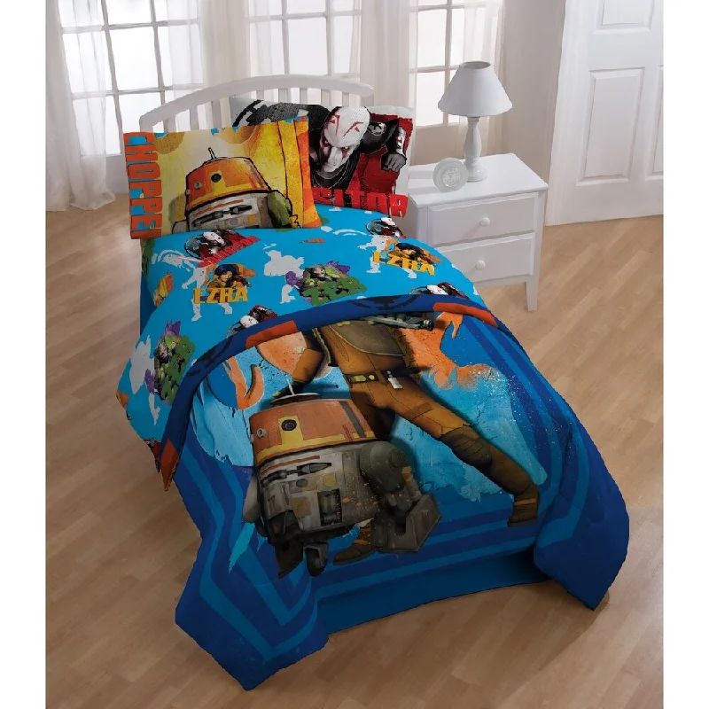 Star Wars Rebels Rule Microfiber 3 Piece Twin Sheet Set