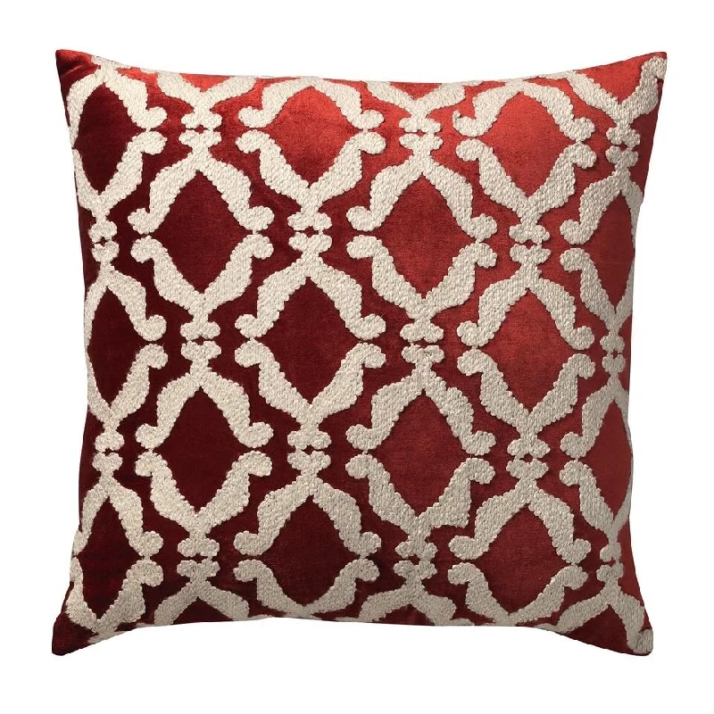 Suave Boucle Deco Pillow Rust