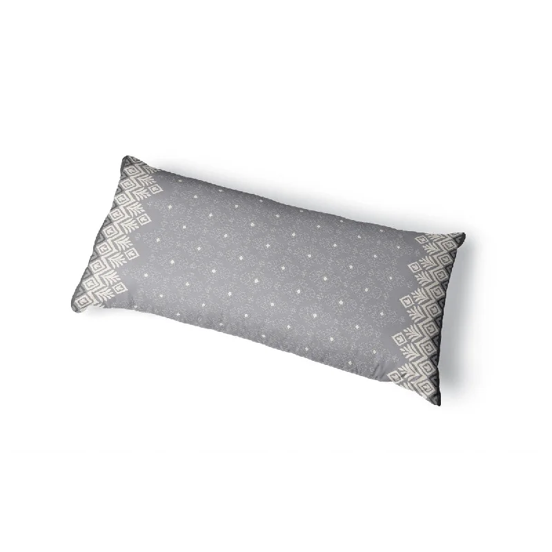 SWEATER GRAY Body Pillow By Kavka Designs - Grey, Ivory